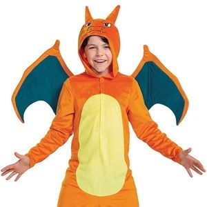 GUC Medium Pokemon Charizard Deluxe Costume for Kids officially licensed M 7-8